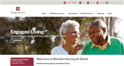 Desktop Screenshot of meridiannursingandrehab.com