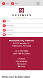 Mobile Screenshot of meridiannursingandrehab.com
